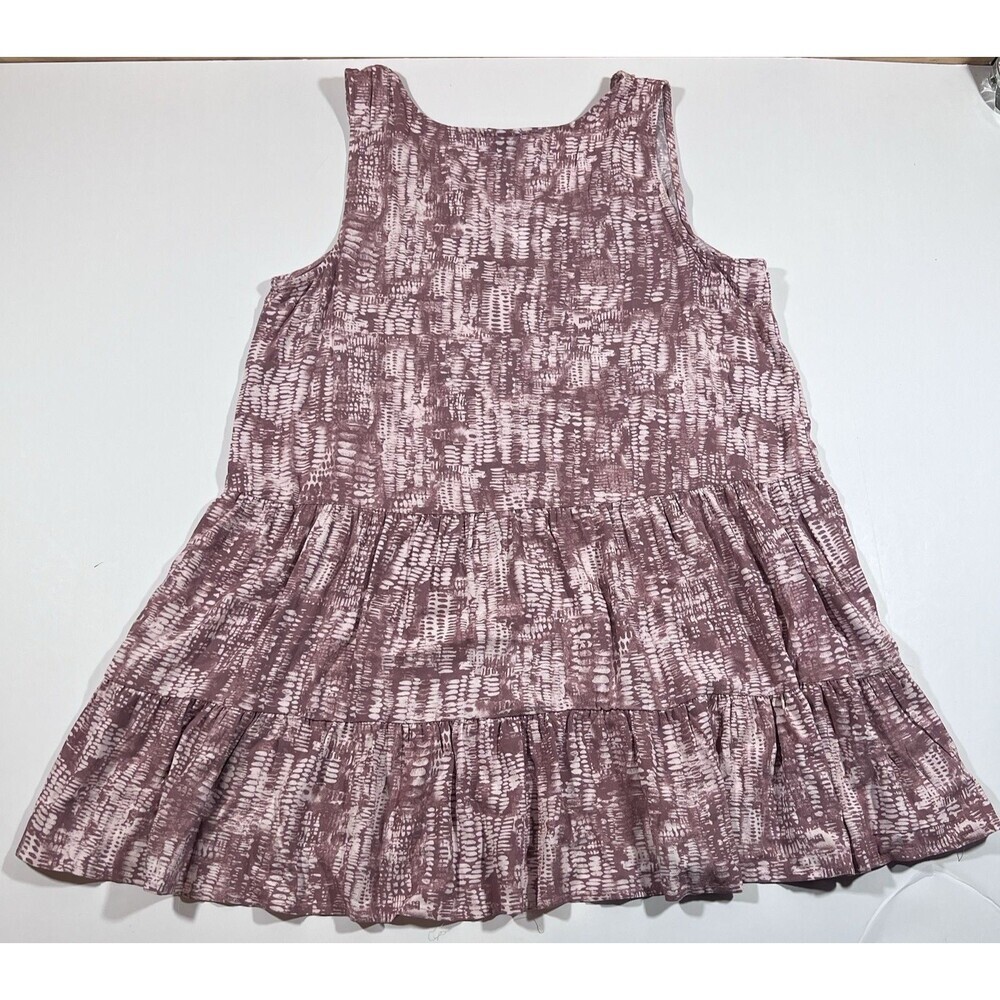Daytrip By Buckle Sleeveless Tiered Babydoll Tank Top Shirt Women's Large NWT - Picture 7 of 7